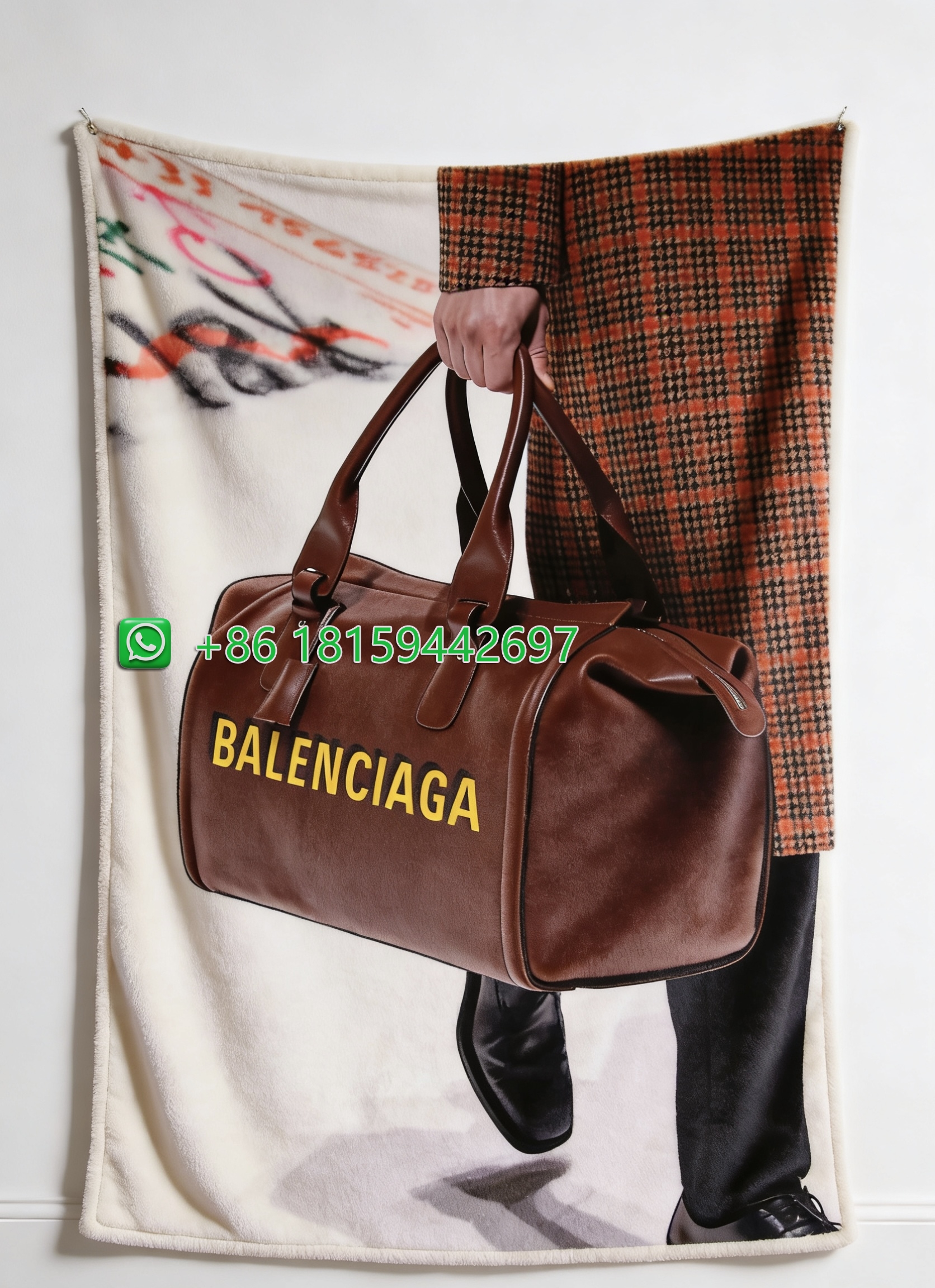 Balenciaga Throw Blankets